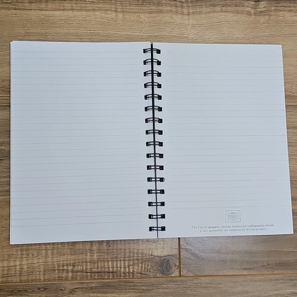 NWOT Coach x Peanuts Notebook In Signature Canvas